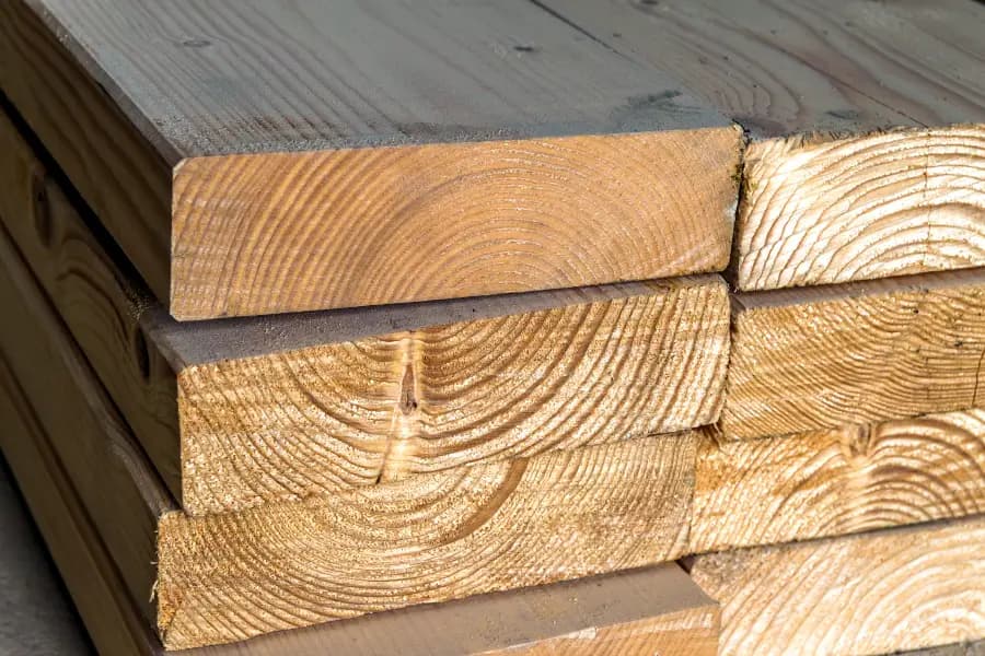 Treated timber