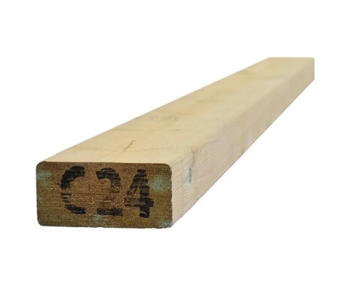 Regular treated sawn timber C24 47mm x 75mm