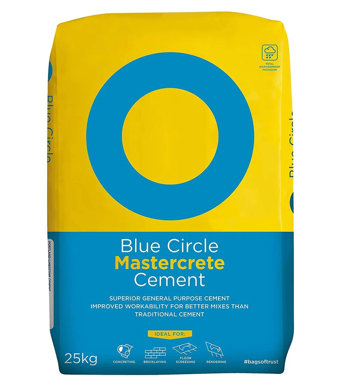 Blue circle mastercrete cement